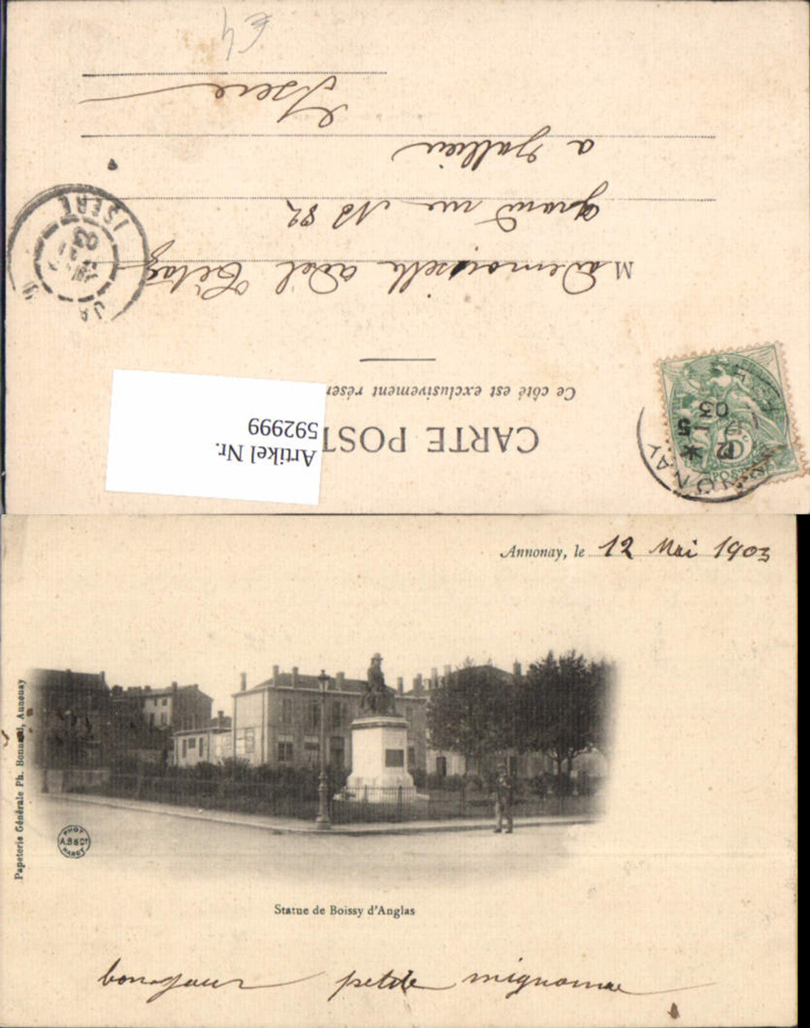 Alte Ansichtskarte – Old Postcard