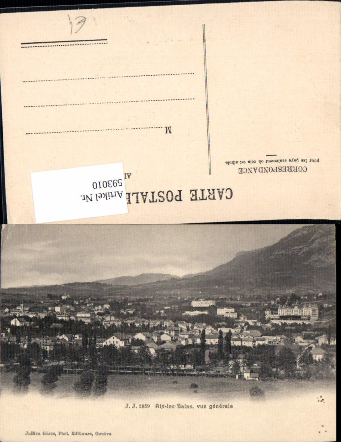 Alte Ansichtskarte – Old Postcard