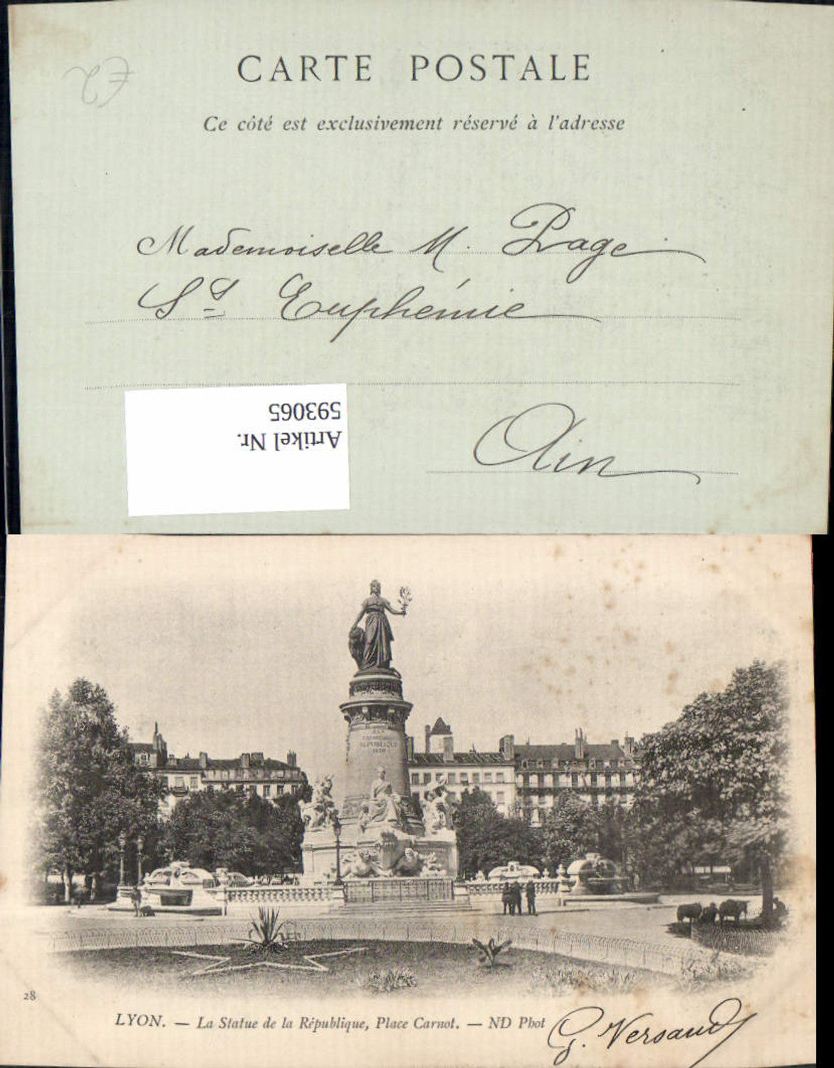 Alte Ansichtskarte – Old Postcard