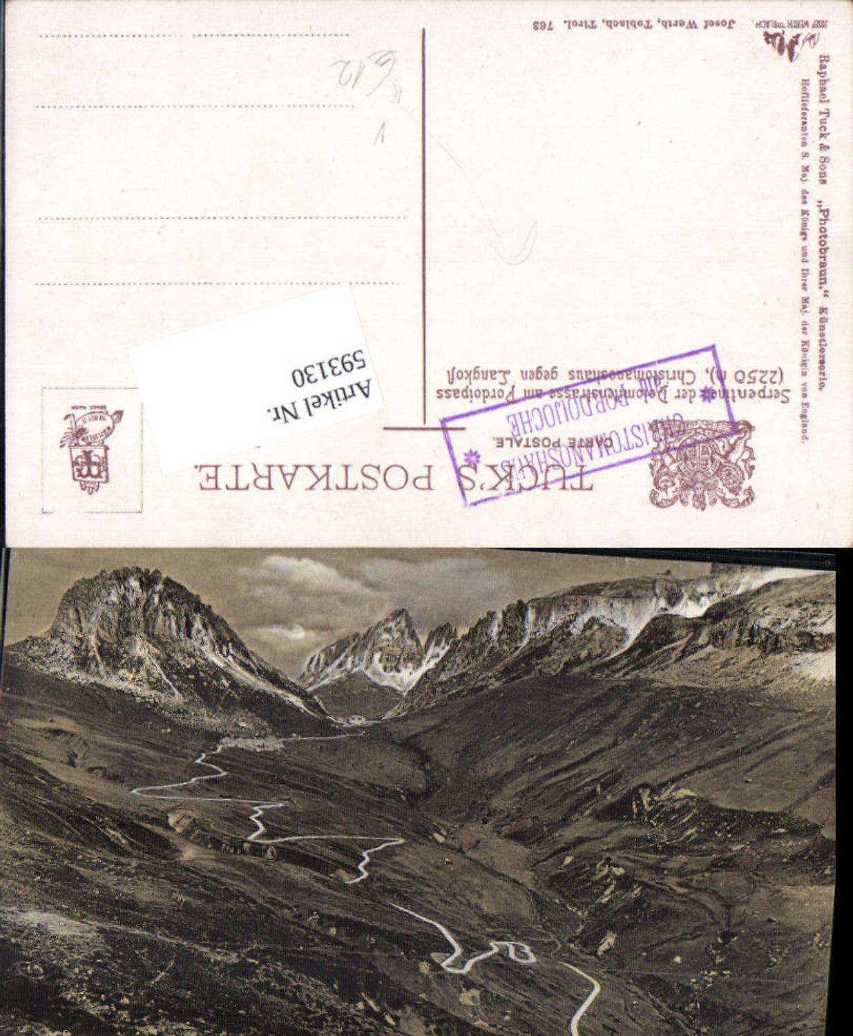Alte Ansichtskarte – Old Postcard