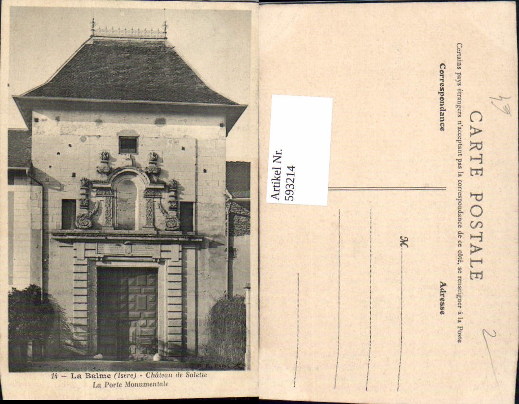 Alte Ansichtskarte – Old Postcard