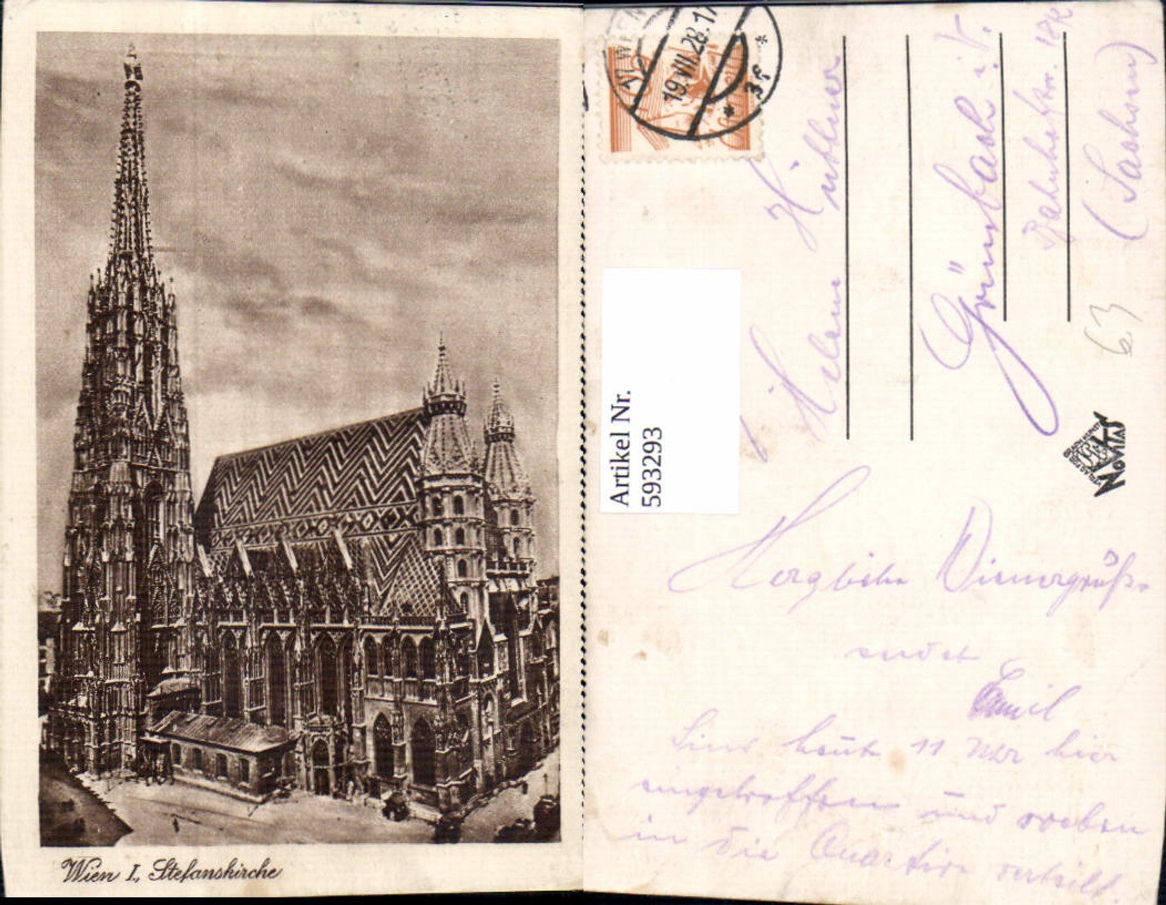 Alte Ansichtskarte – Old Postcard