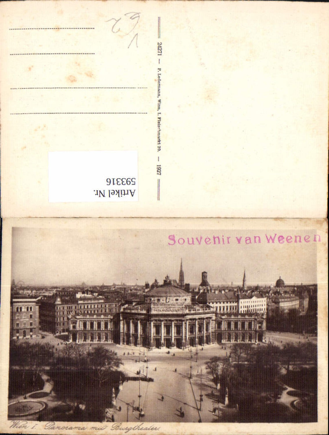 Alte Ansichtskarte – Old Postcard