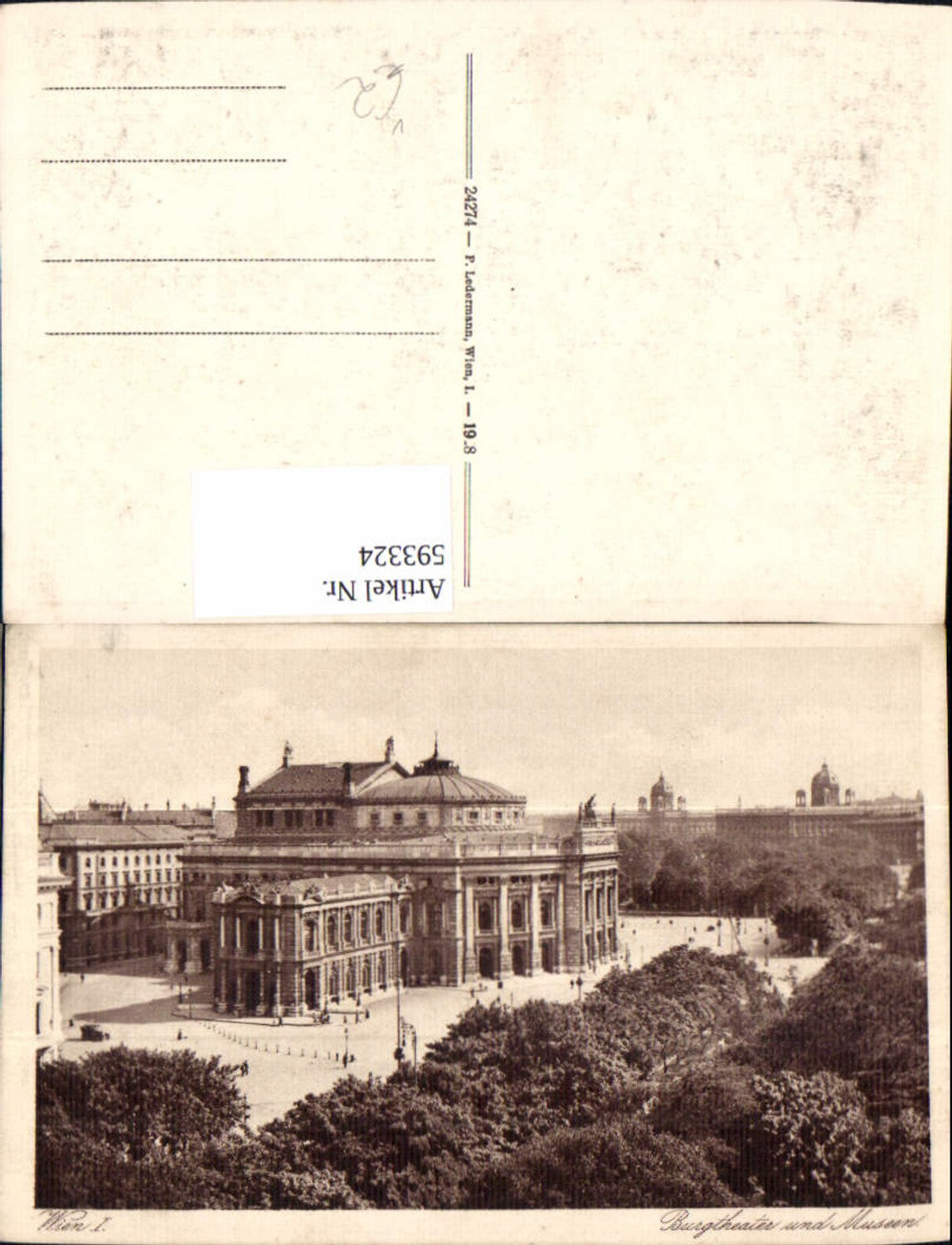 Alte Ansichtskarte – Old Postcard