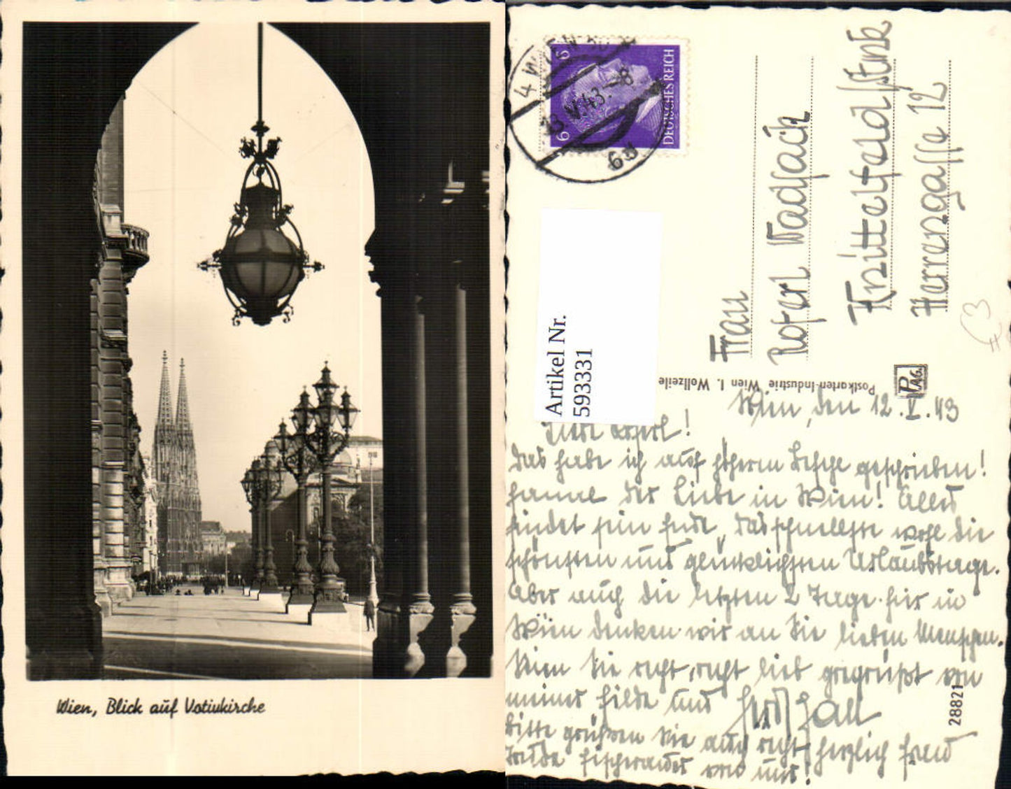 Alte Ansichtskarte – Old Postcard
