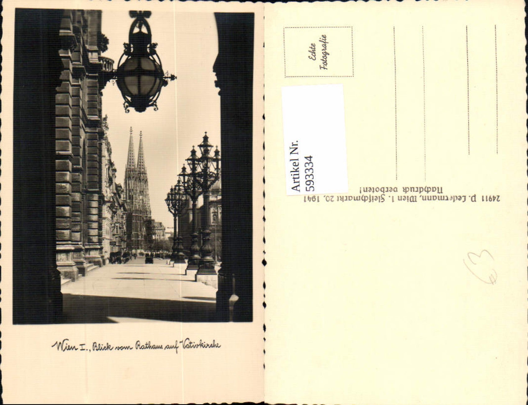 Alte Ansichtskarte – Old Postcard