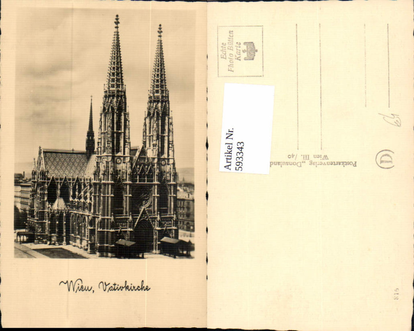 Alte Ansichtskarte – Old Postcard
