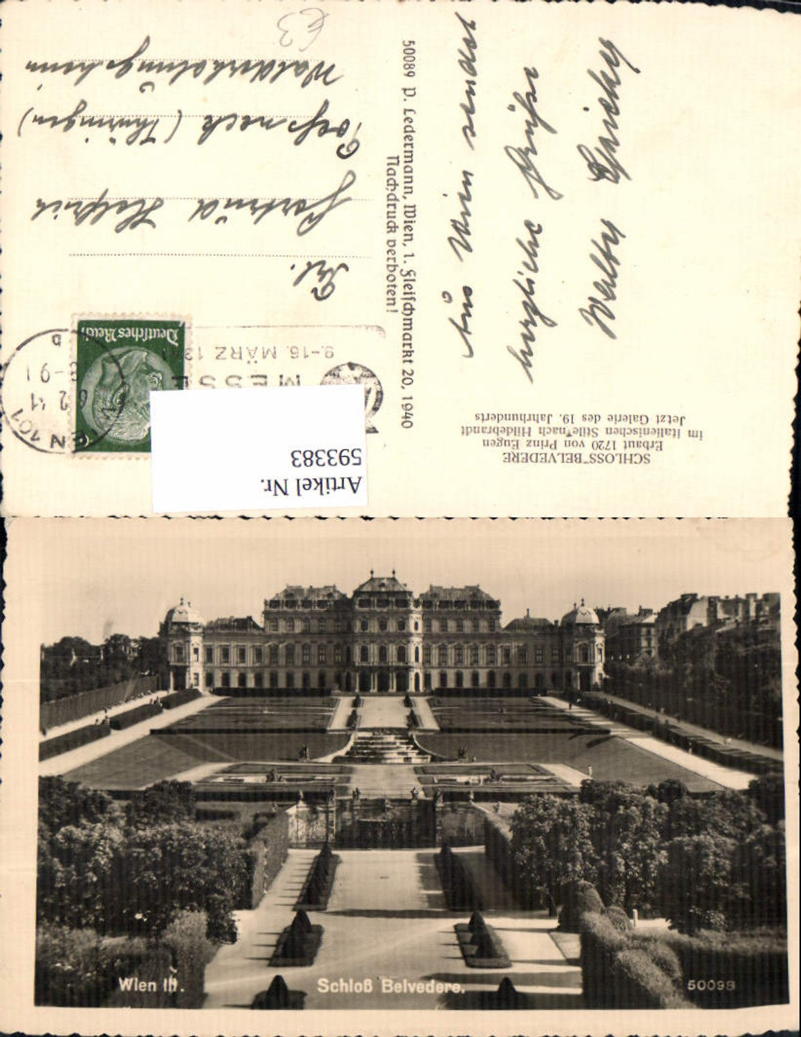 Alte Ansichtskarte – Old Postcard
