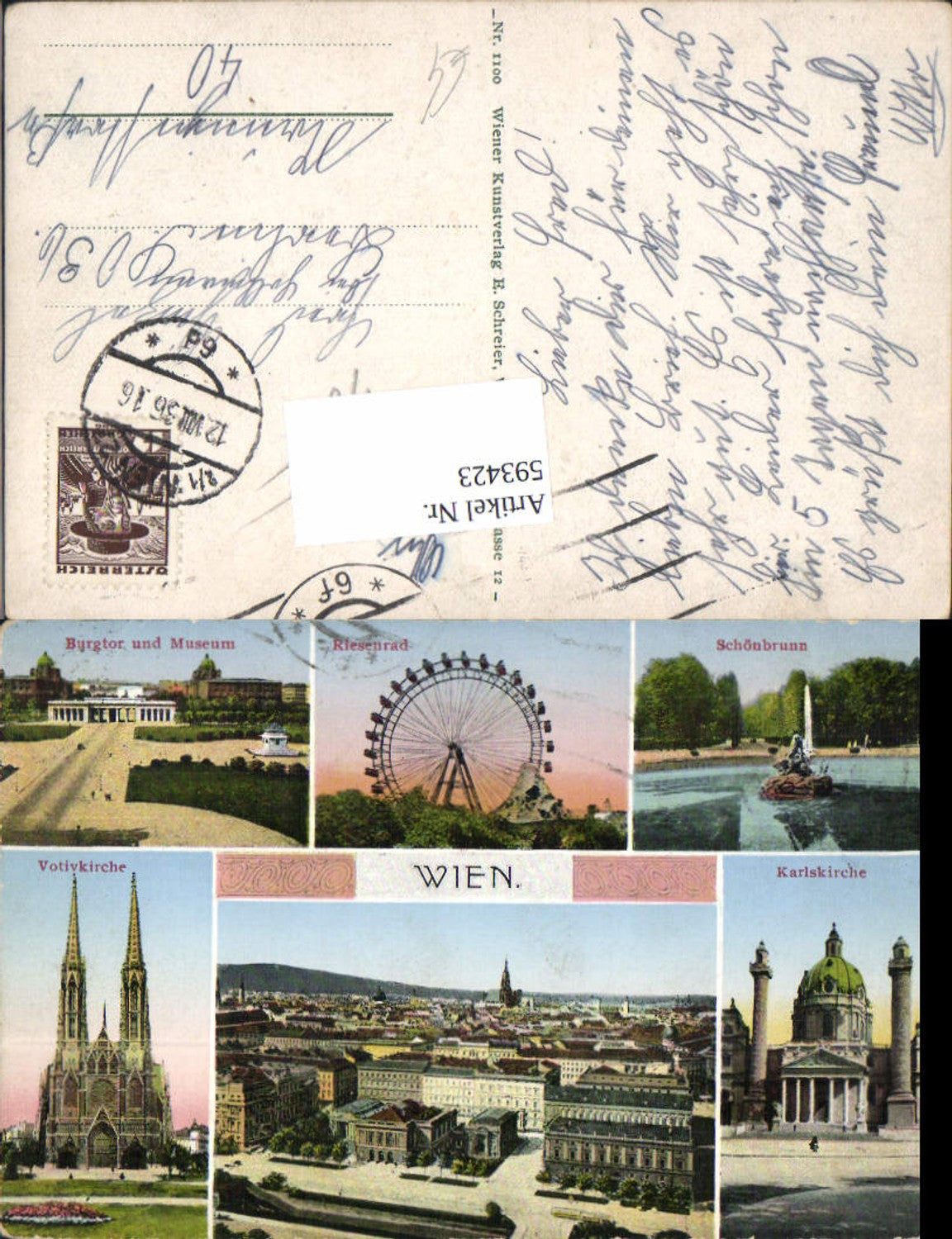 Alte Ansichtskarte – Old Postcard