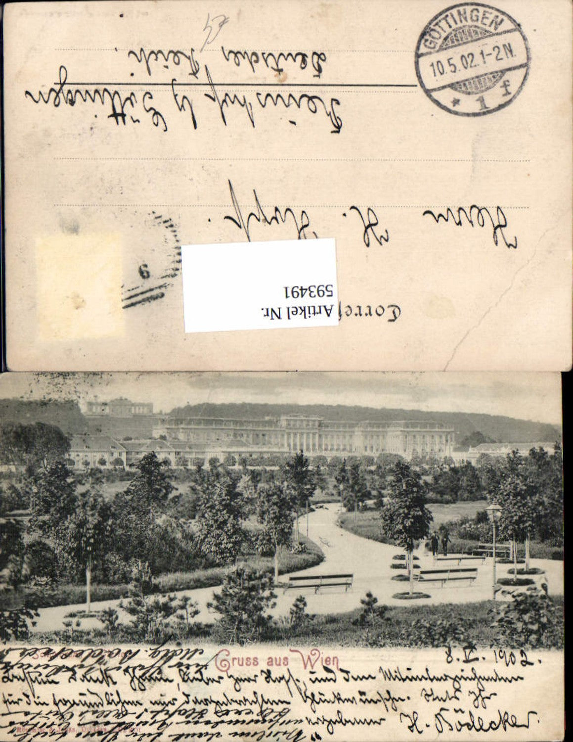 Alte Ansichtskarte – Old Postcard