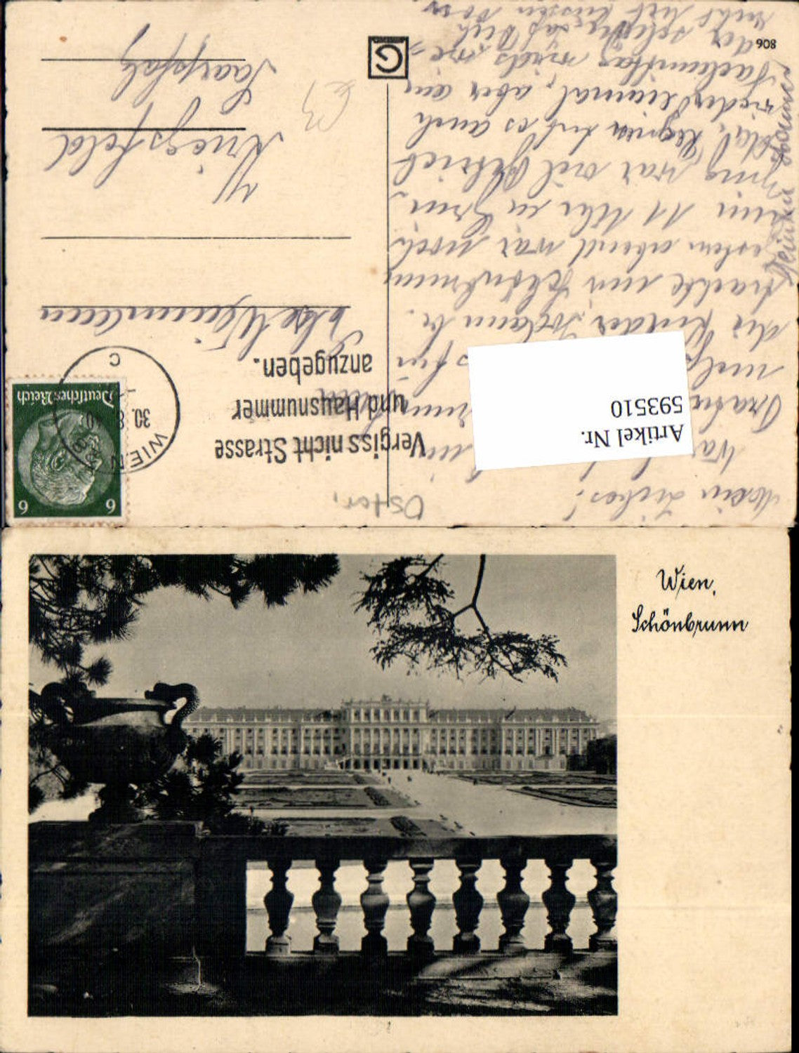 Alte Ansichtskarte – Old Postcard