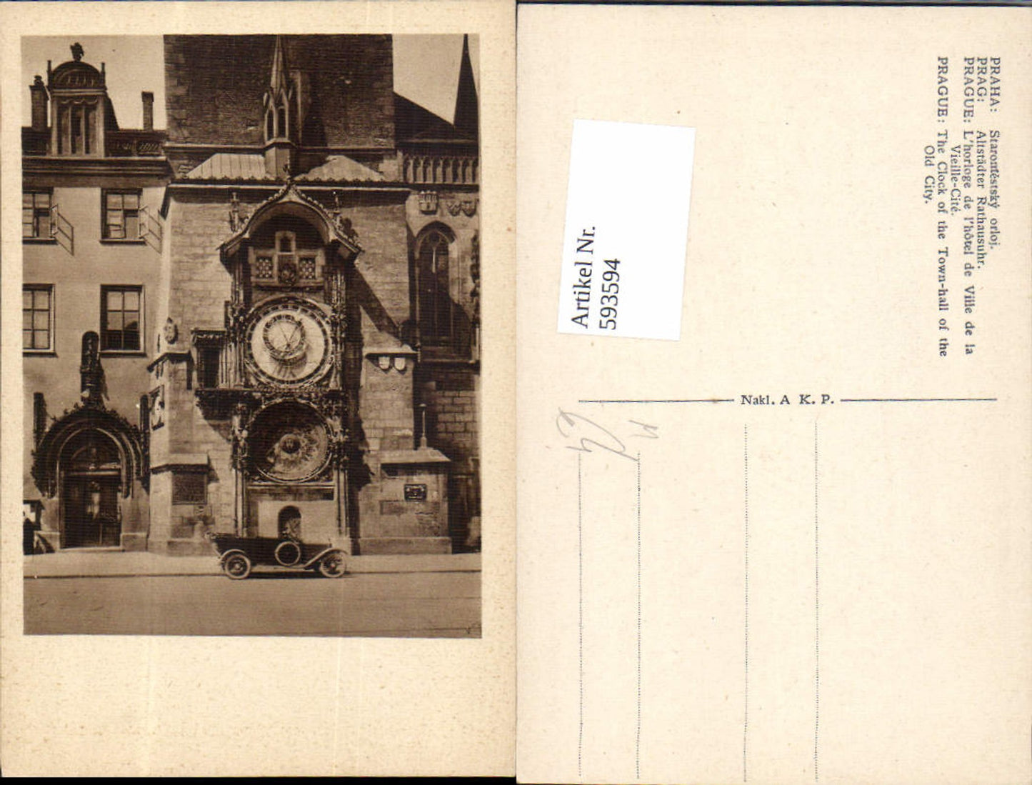 Alte Ansichtskarte – Old Postcard