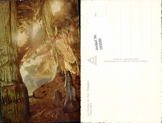 593599,Grottes de Han Draperies Grotte Belgium