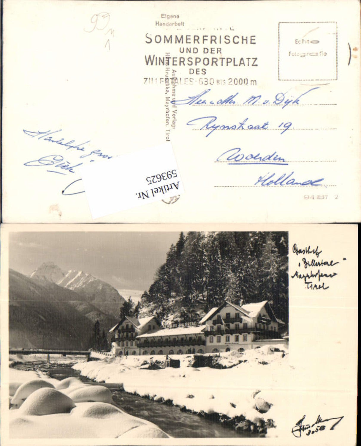 Alte Ansichtskarte – Old Postcard