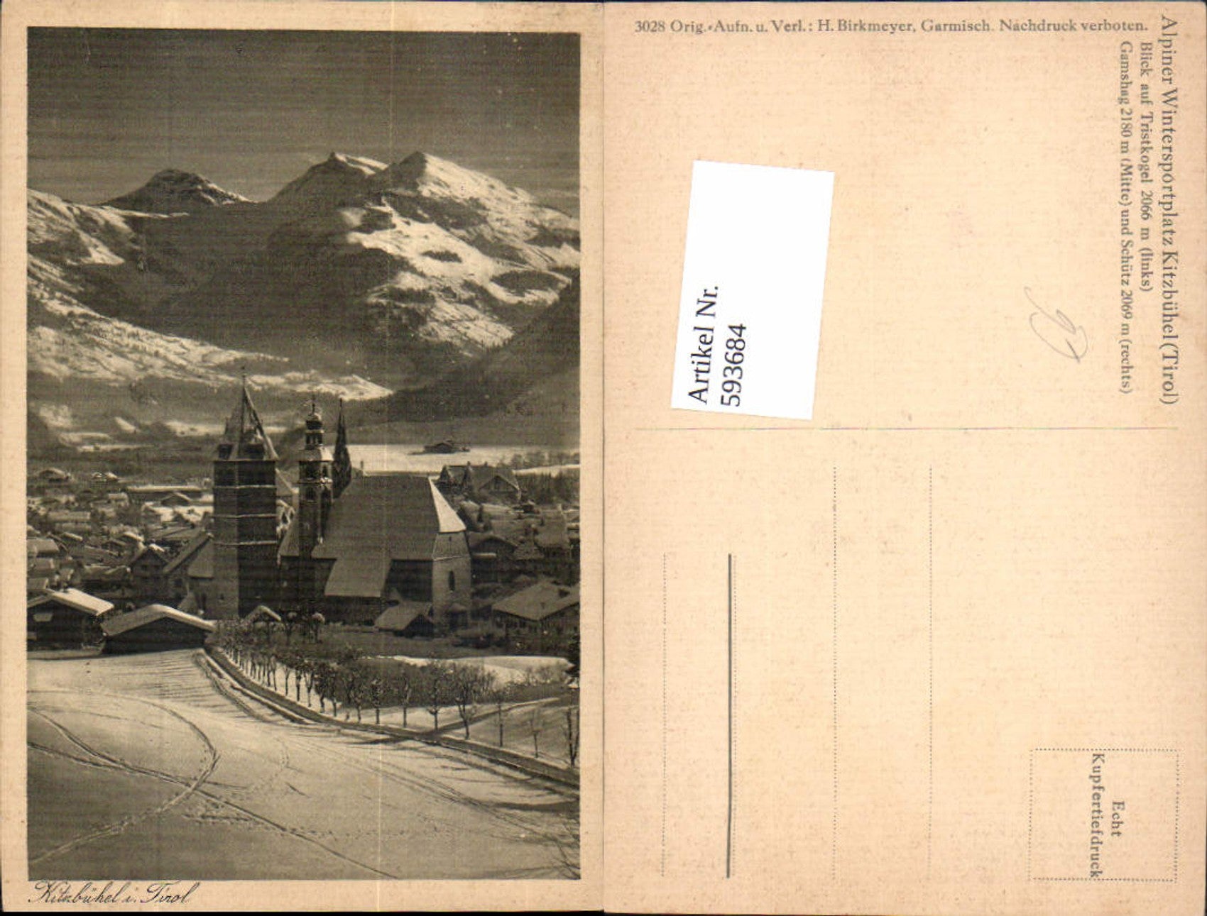 Alte Ansichtskarte – Old Postcard