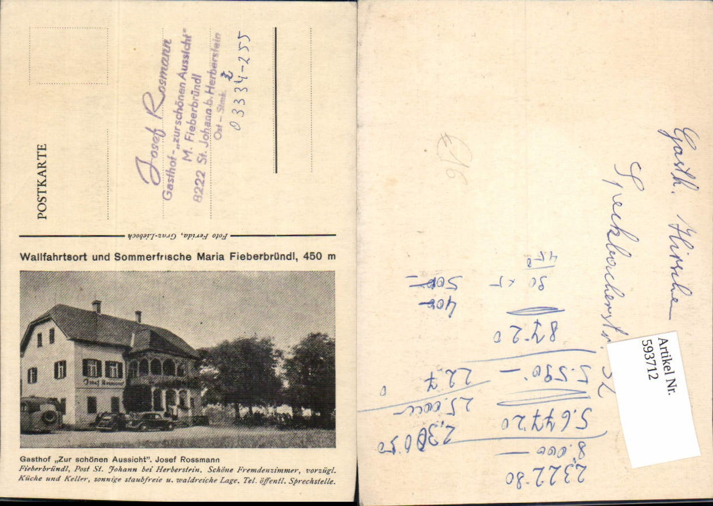 Alte Ansichtskarte – Old Postcard