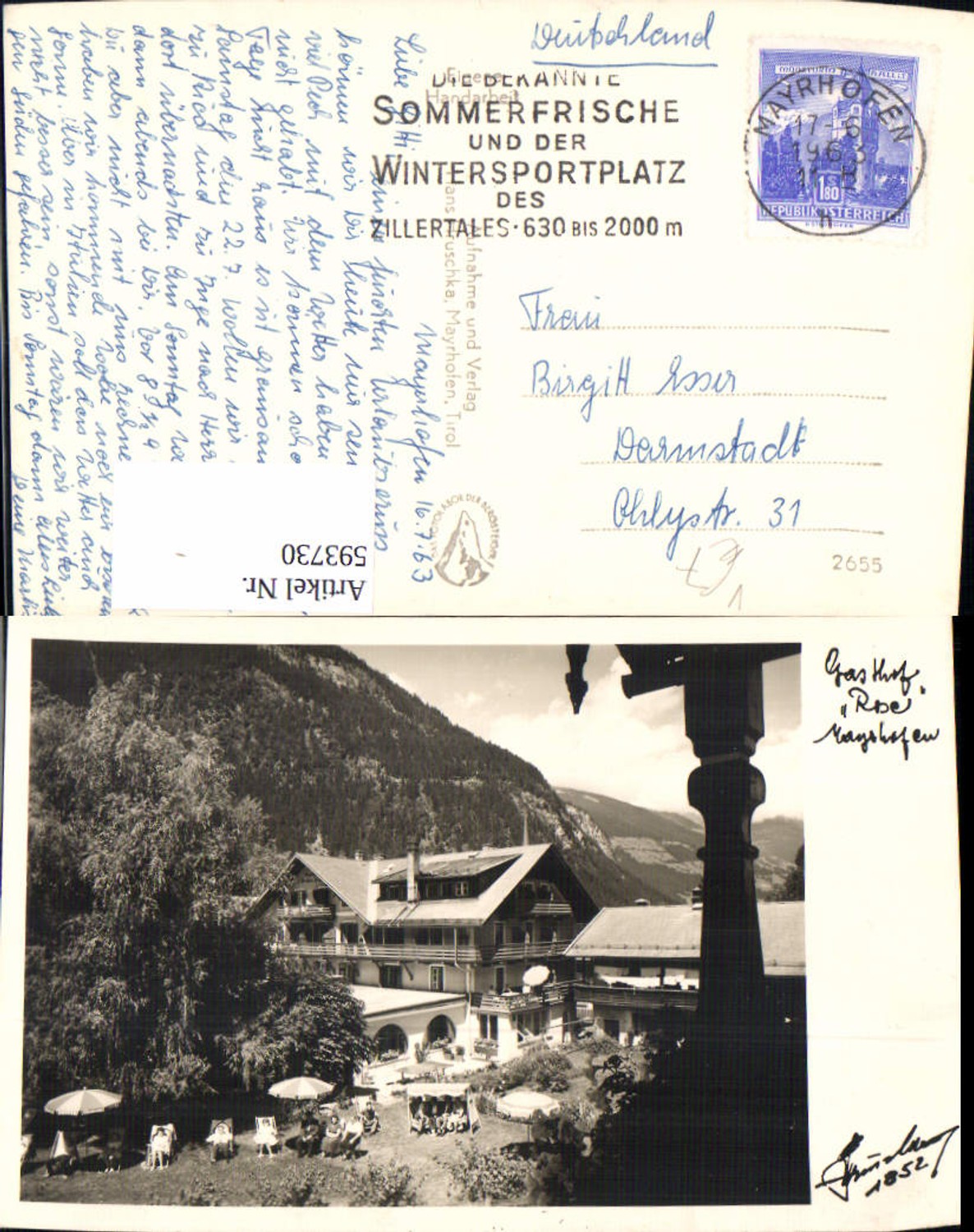 Alte Ansichtskarte – Old Postcard