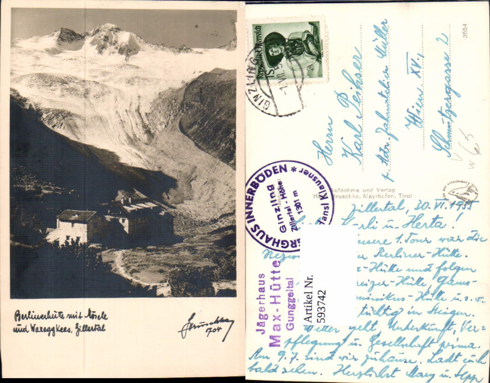 Alte Ansichtskarte – Old Postcard