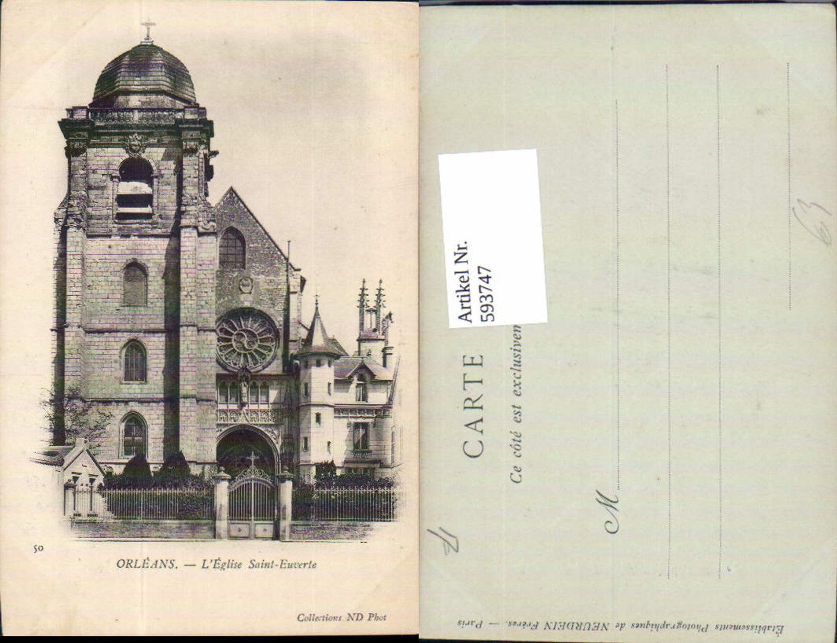Alte Ansichtskarte – Old Postcard