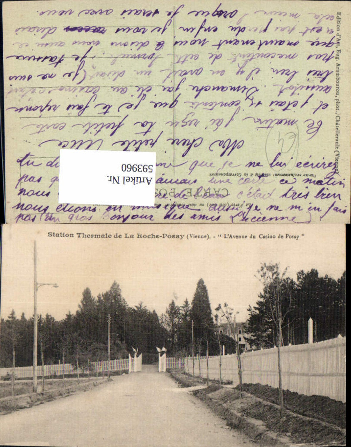 Alte Ansichtskarte – Old Postcard