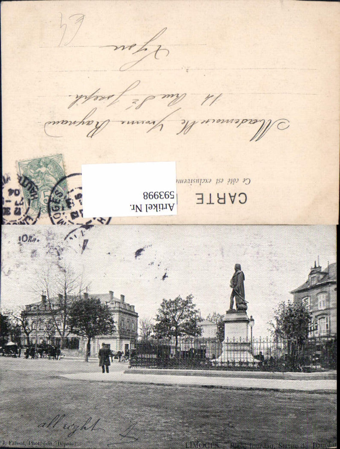 Alte Ansichtskarte – Old Postcard