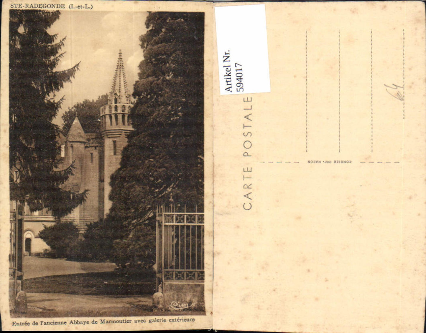 Alte Ansichtskarte – Old Postcard