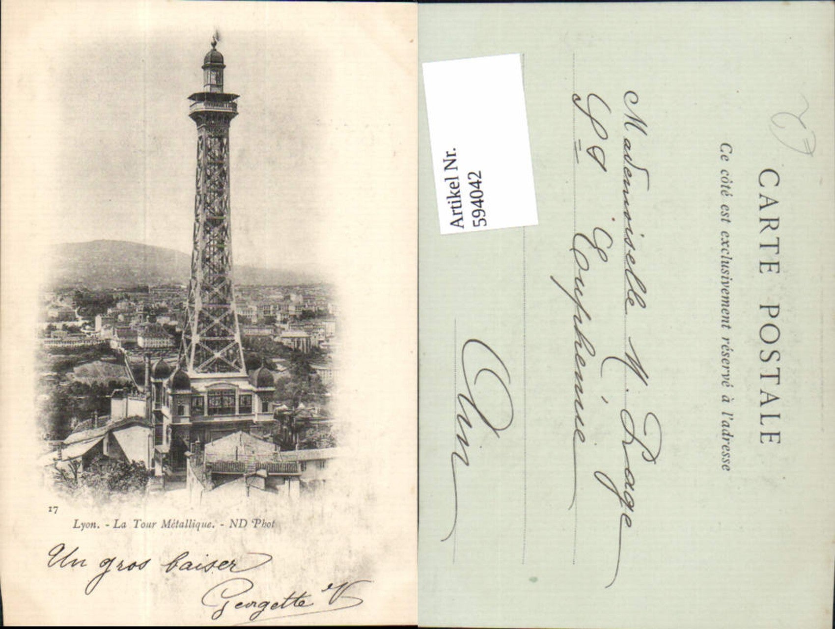 Alte Ansichtskarte – Old Postcard