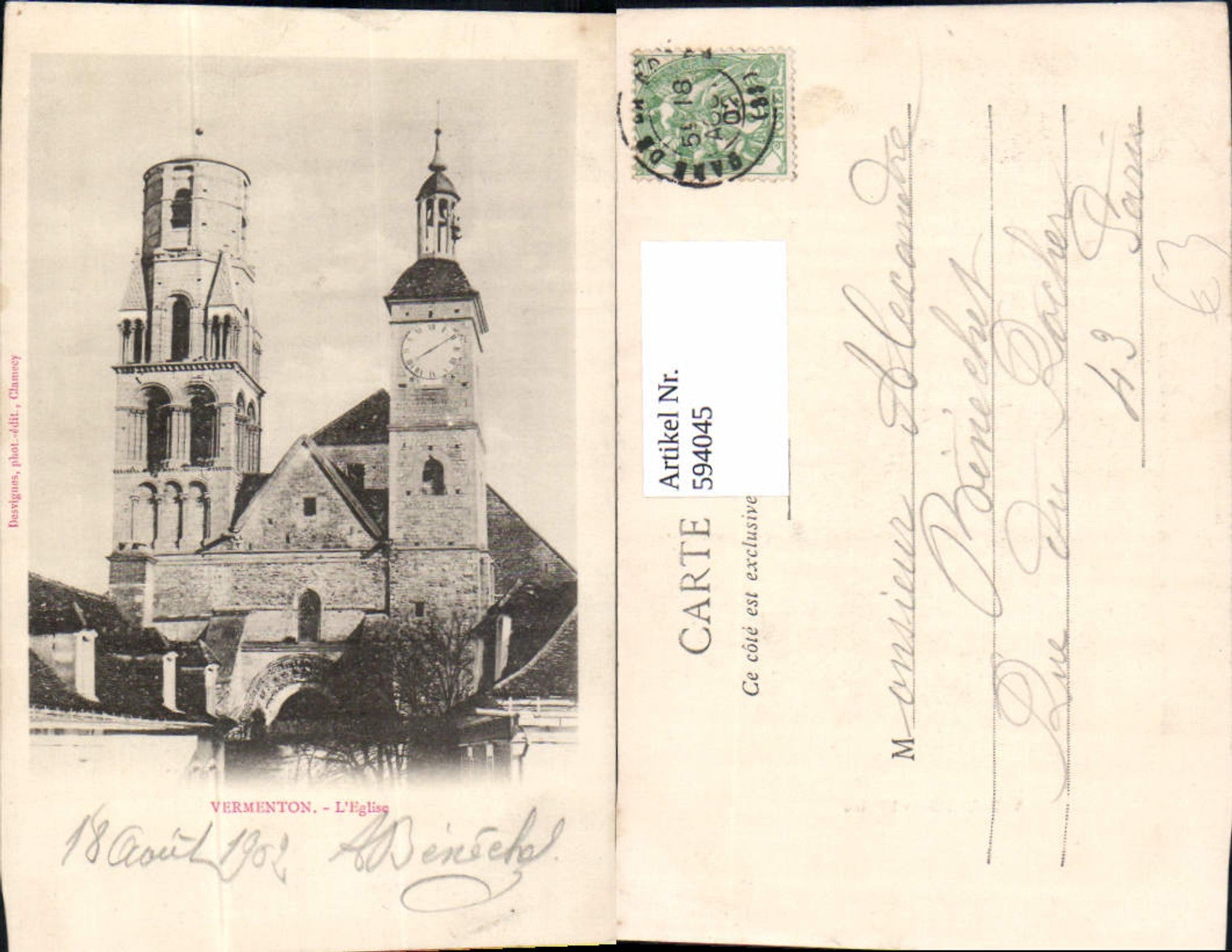 Alte Ansichtskarte – Old Postcard