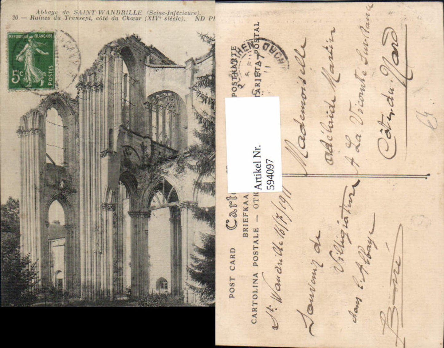Alte Ansichtskarte – Old Postcard