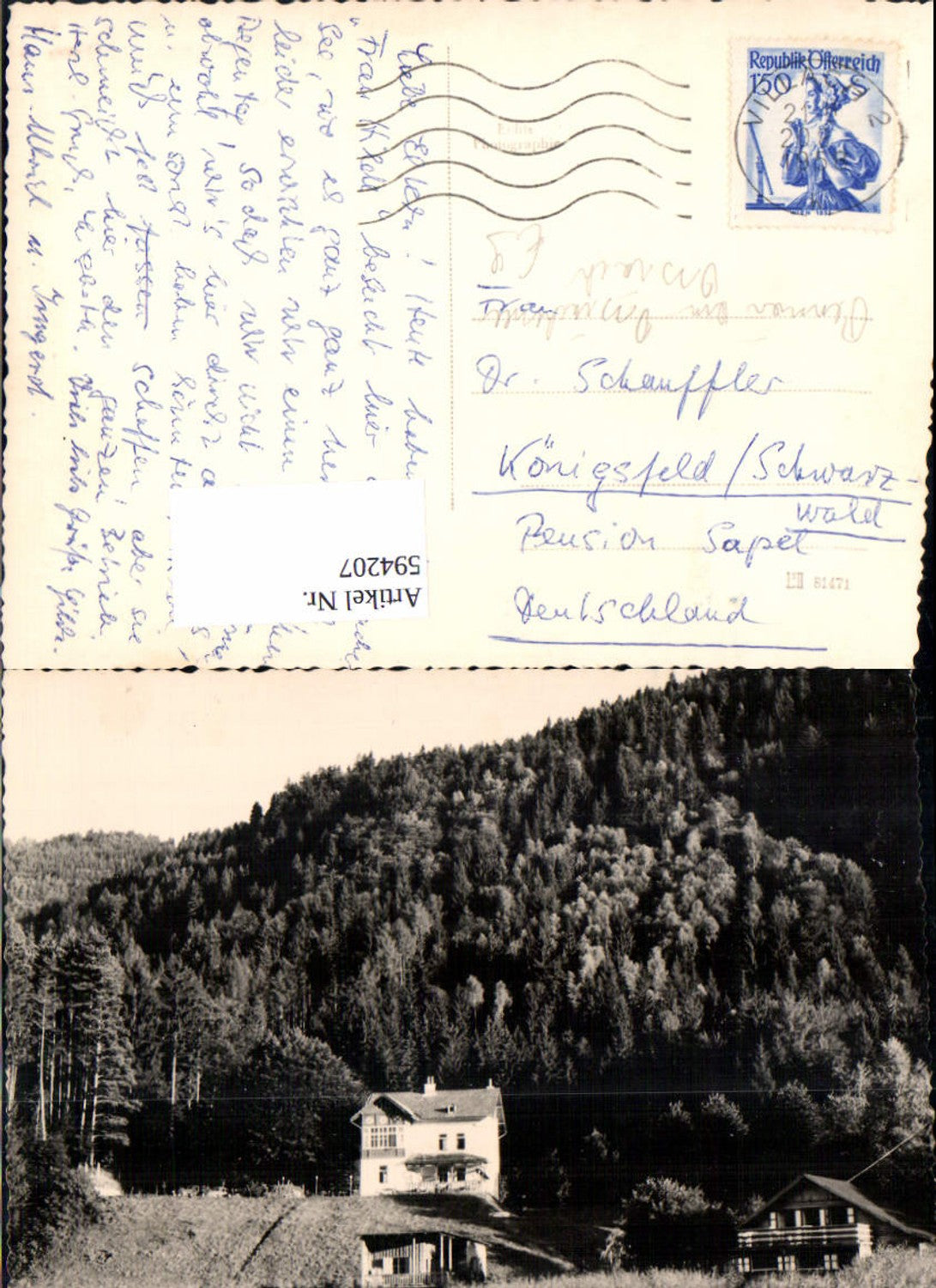 Alte Ansichtskarte – Old Postcard