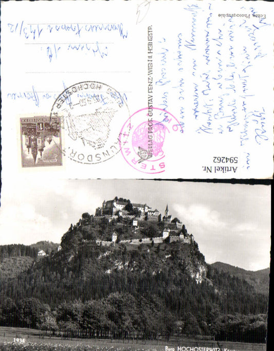 594262,Foto Ak Burg Hochosterwitz Sankt Georgen am Längsee