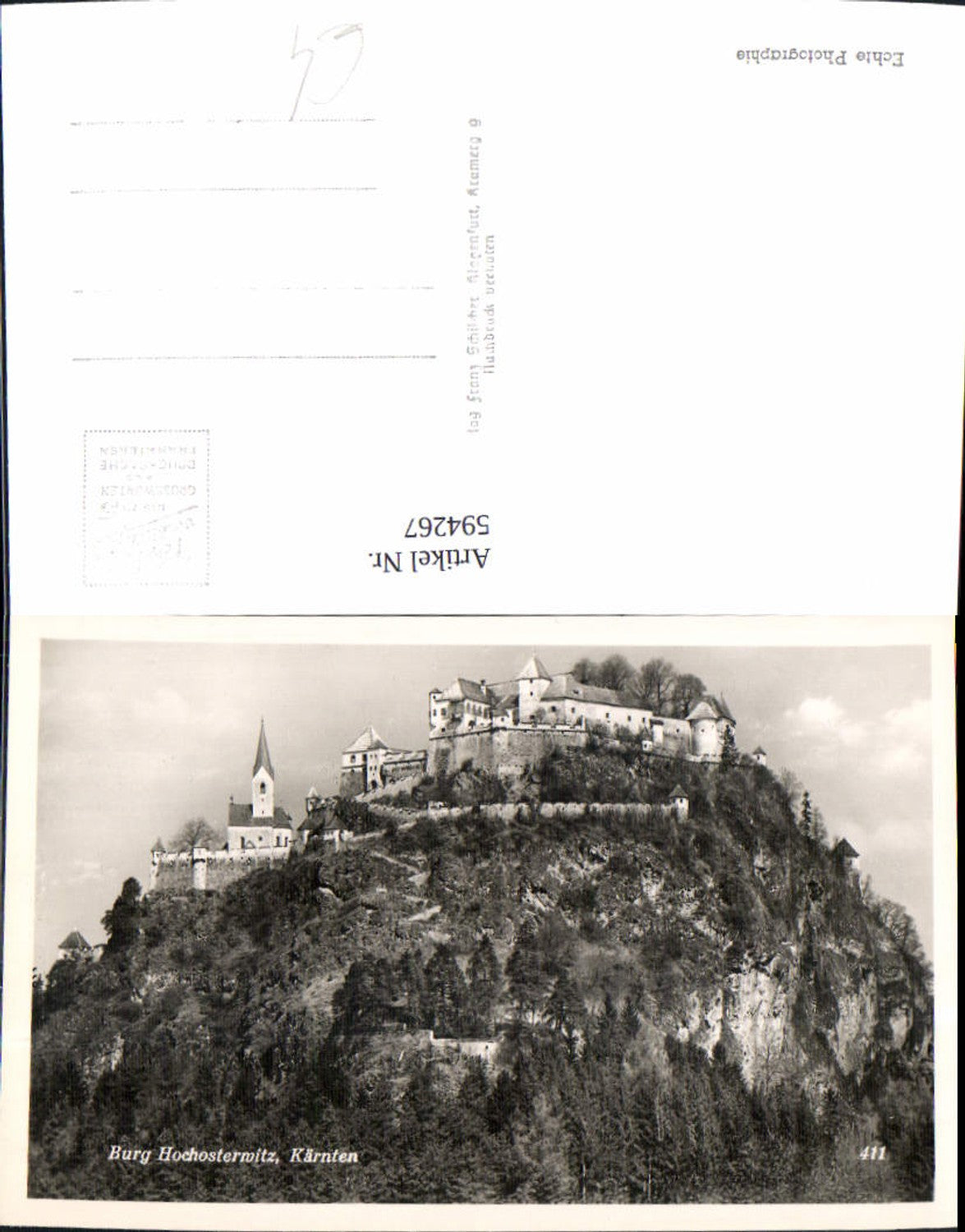 594267,Foto Ak Burg Hochosterwitz Sankt Georgen am Längsee