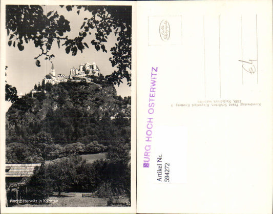 594272,Foto Ak Burg Hochosterwitz Sankt Georgen am Längsee