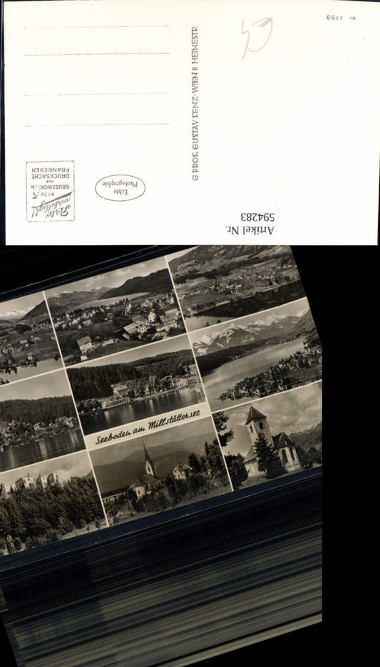594283,Mehrbild Ak Seeboden am Millstätter See