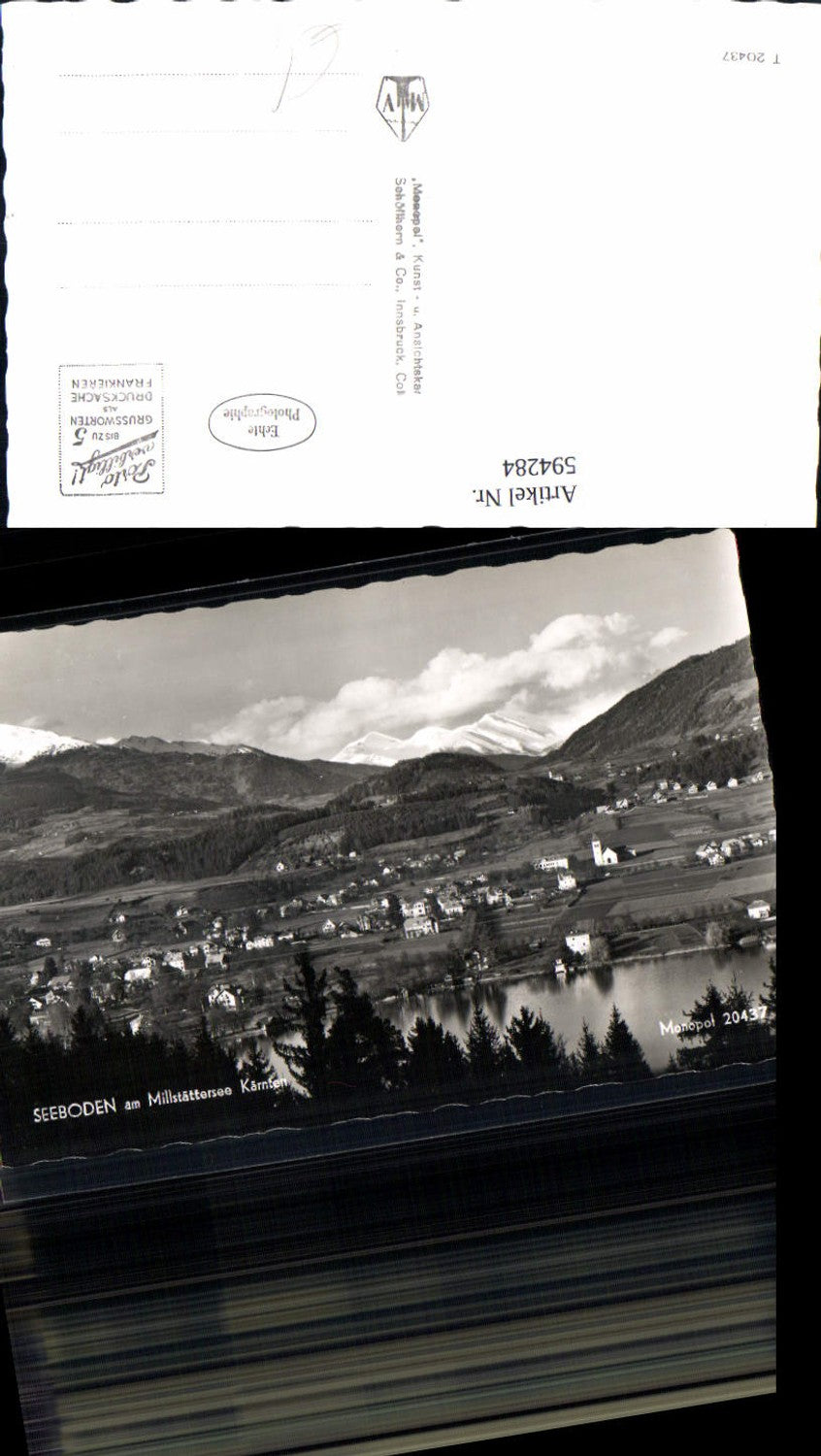 594284,Foto Ak Seeboden am Millstätter See