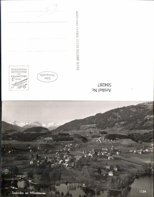 594287,Foto Ak Seeboden am Millstätter See
