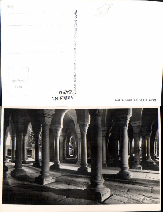594292,Foto Ak Dom zu Gurk Innen Krypta