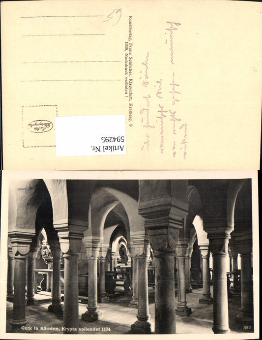 594295,Foto Ak Dom zu Gurk Krypta
