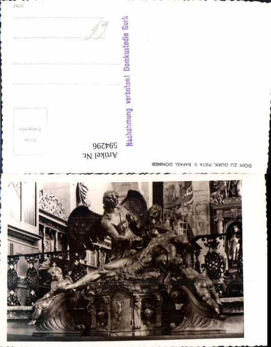 594296,Foto Ak Dom zu Gurk Pieta v. Rafael Donner