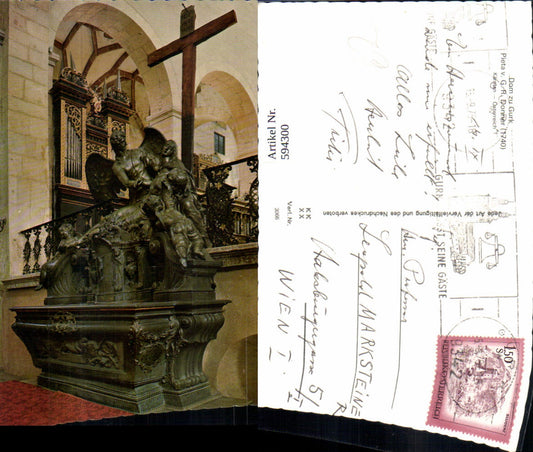 594300,Foto Ak Dom zu Gurk Pieta d. Donner