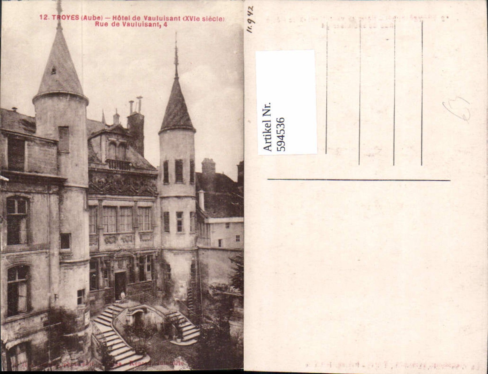 Alte Ansichtskarte – Old Postcard