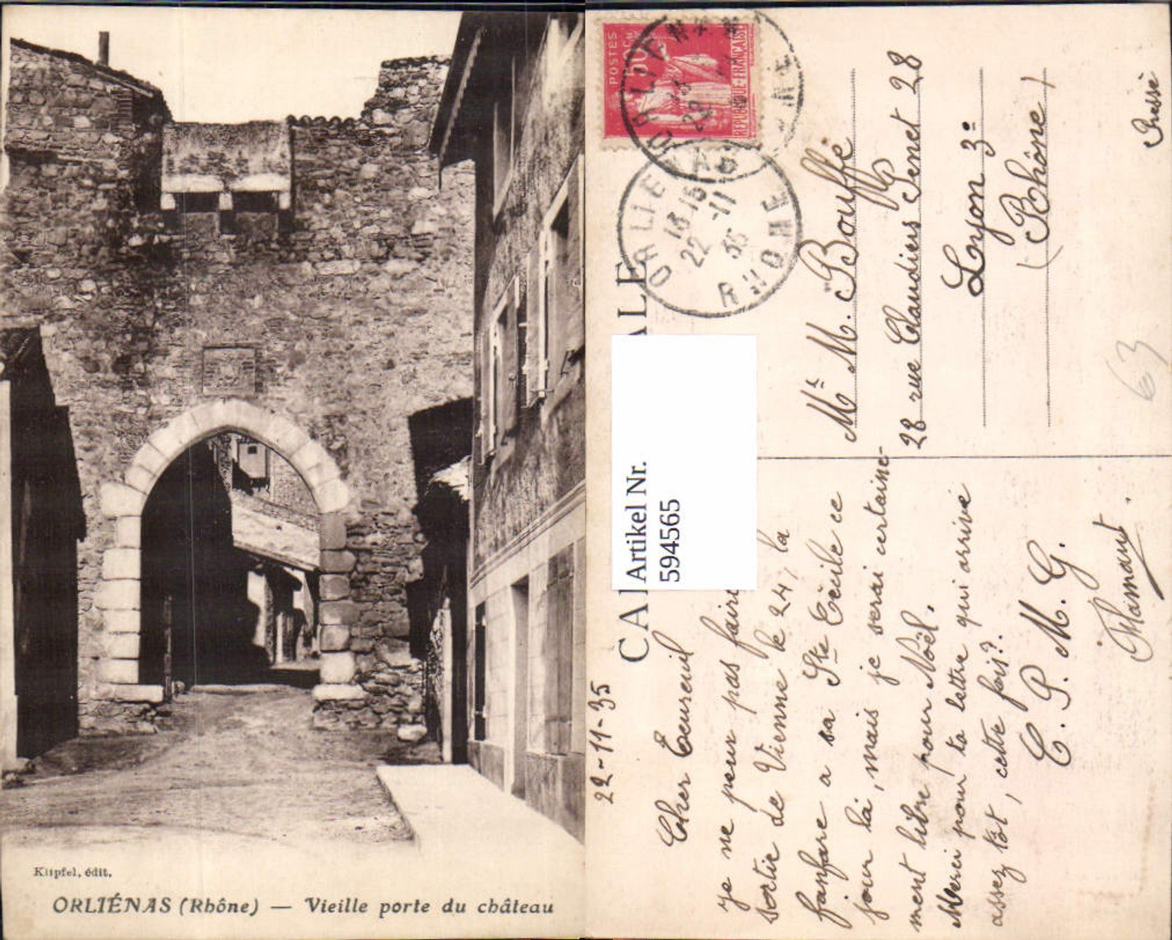 Alte Ansichtskarte – Old Postcard