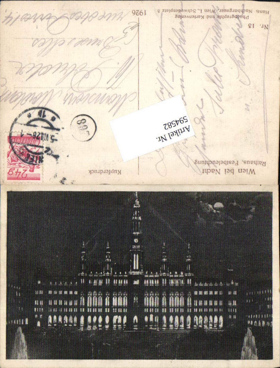 Alte Ansichtskarte – Old Postcard