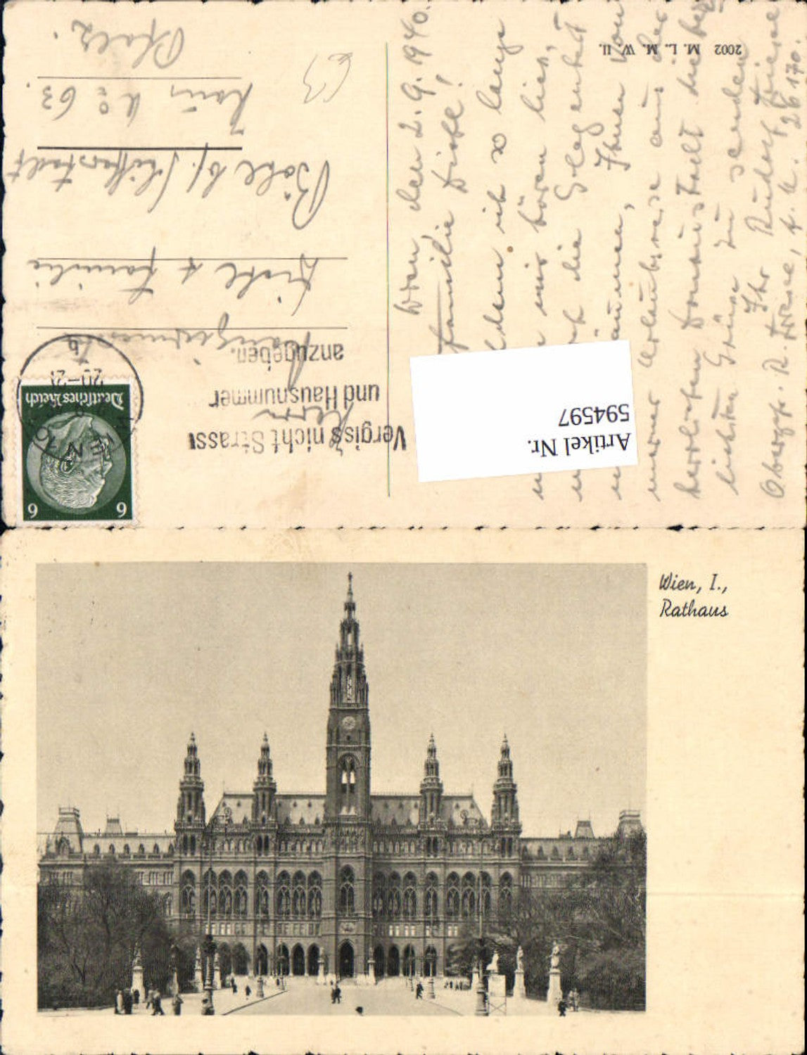 Alte Ansichtskarte – Old Postcard