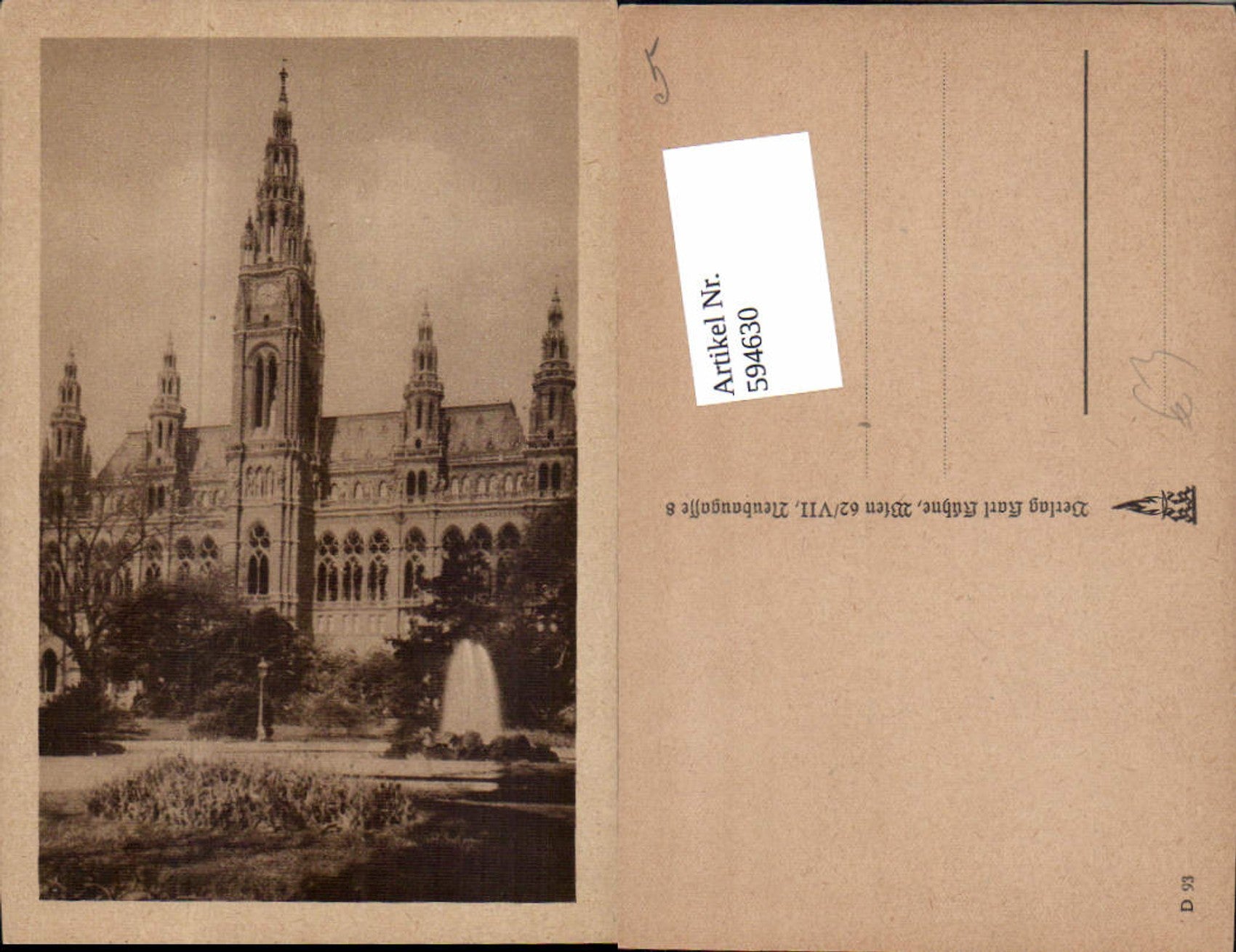 Alte Ansichtskarte – Old Postcard
