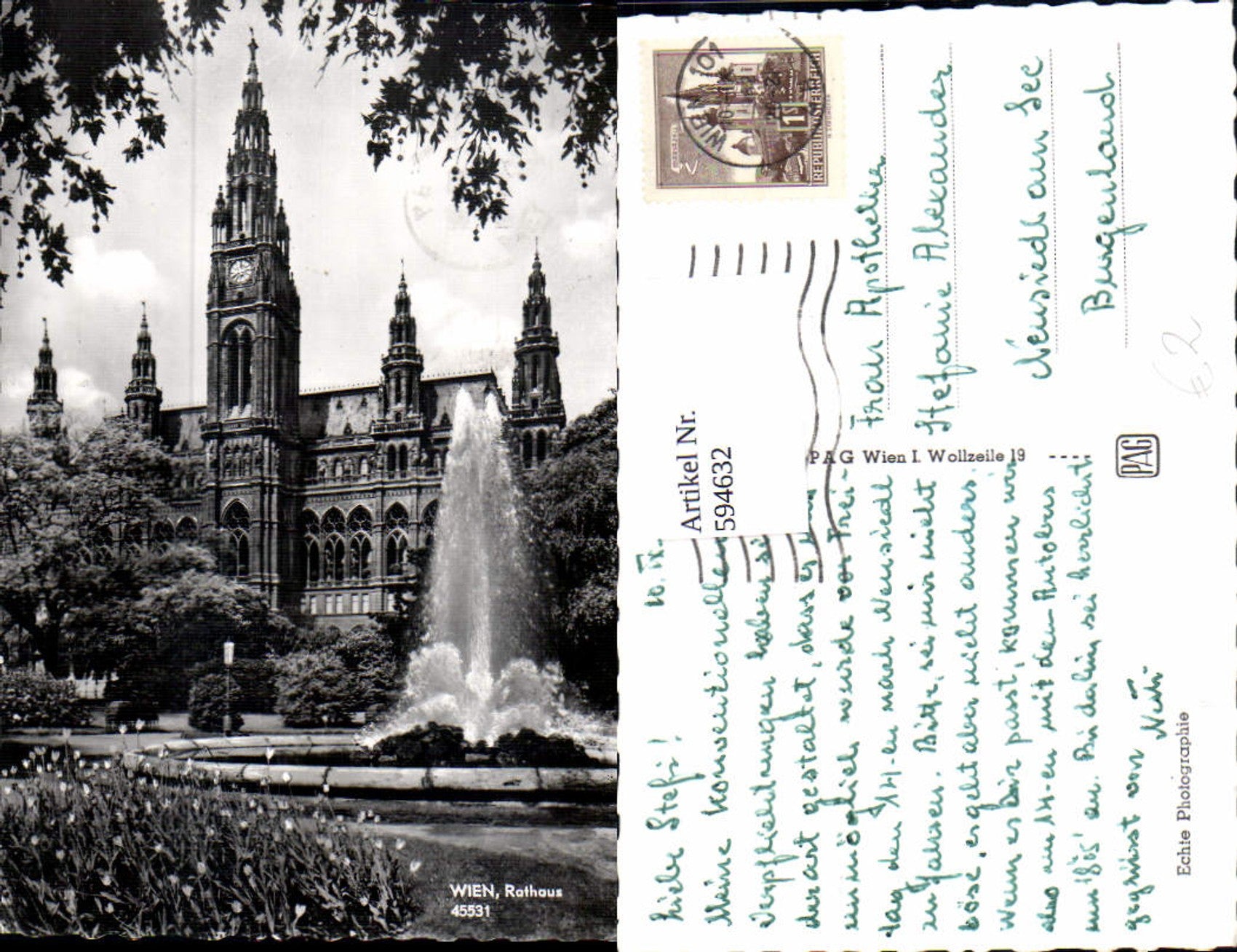 Alte Ansichtskarte – Old Postcard