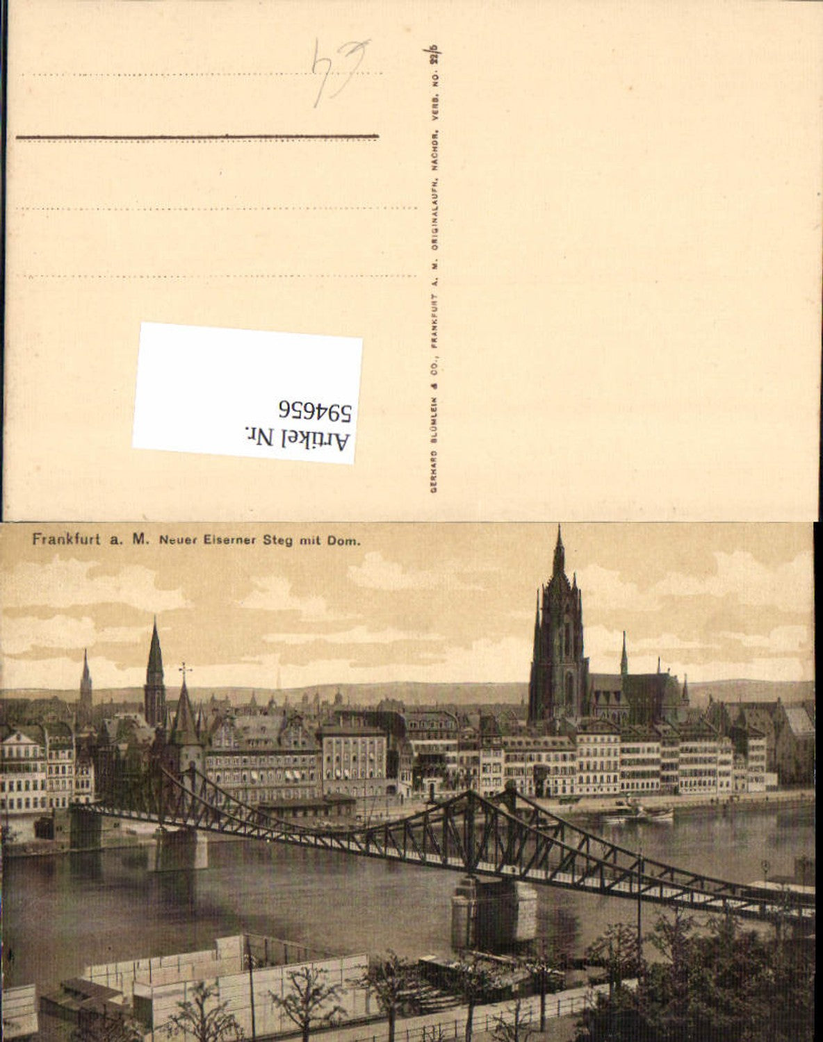 594656,Frankfurt am Main neuer eiserner Steg
