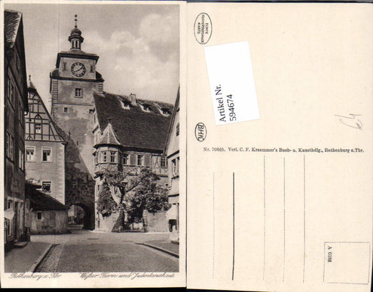 594674,Rothenburg ob der Tauber Weißer Turm