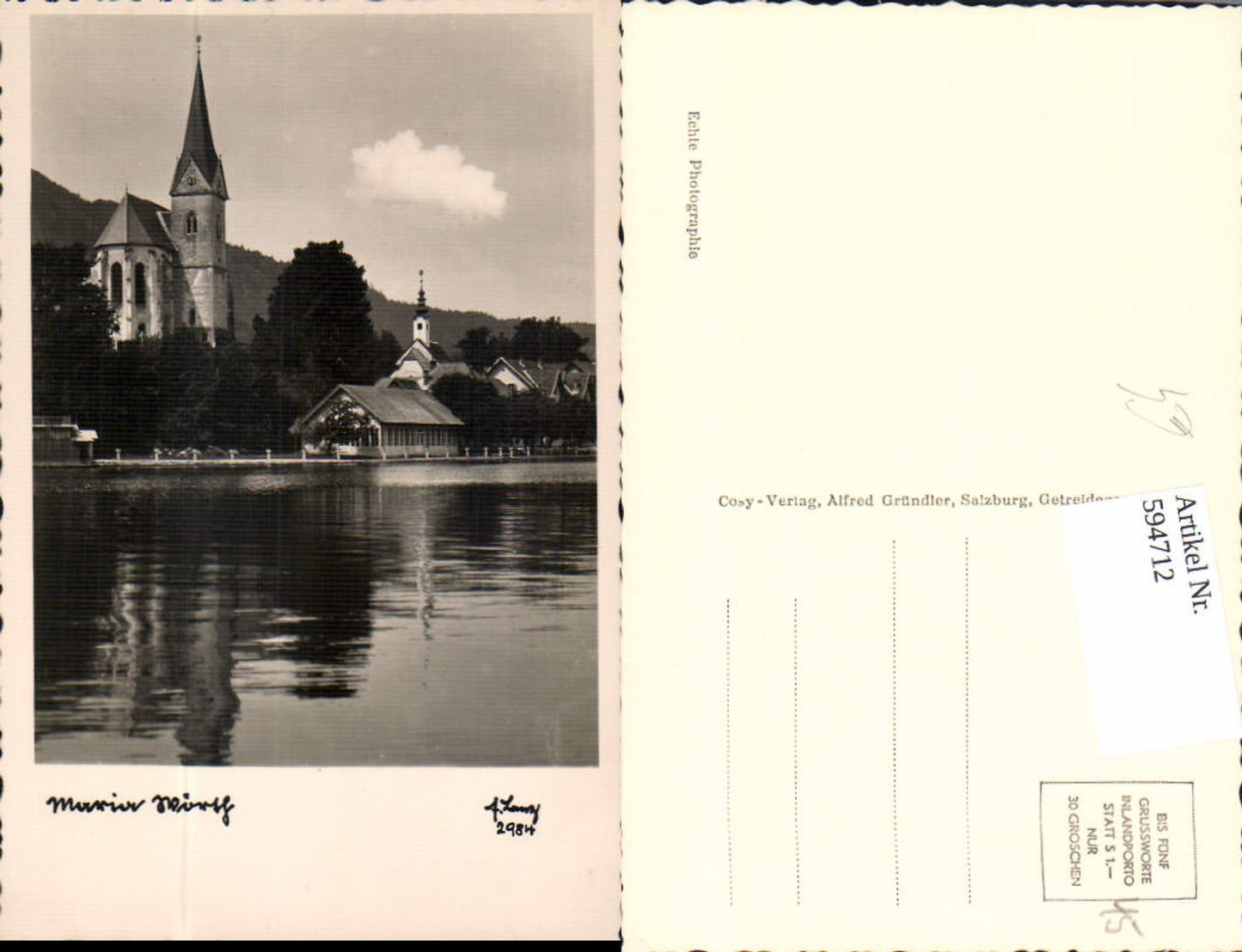 Alte Ansichtskarte – Old Postcard