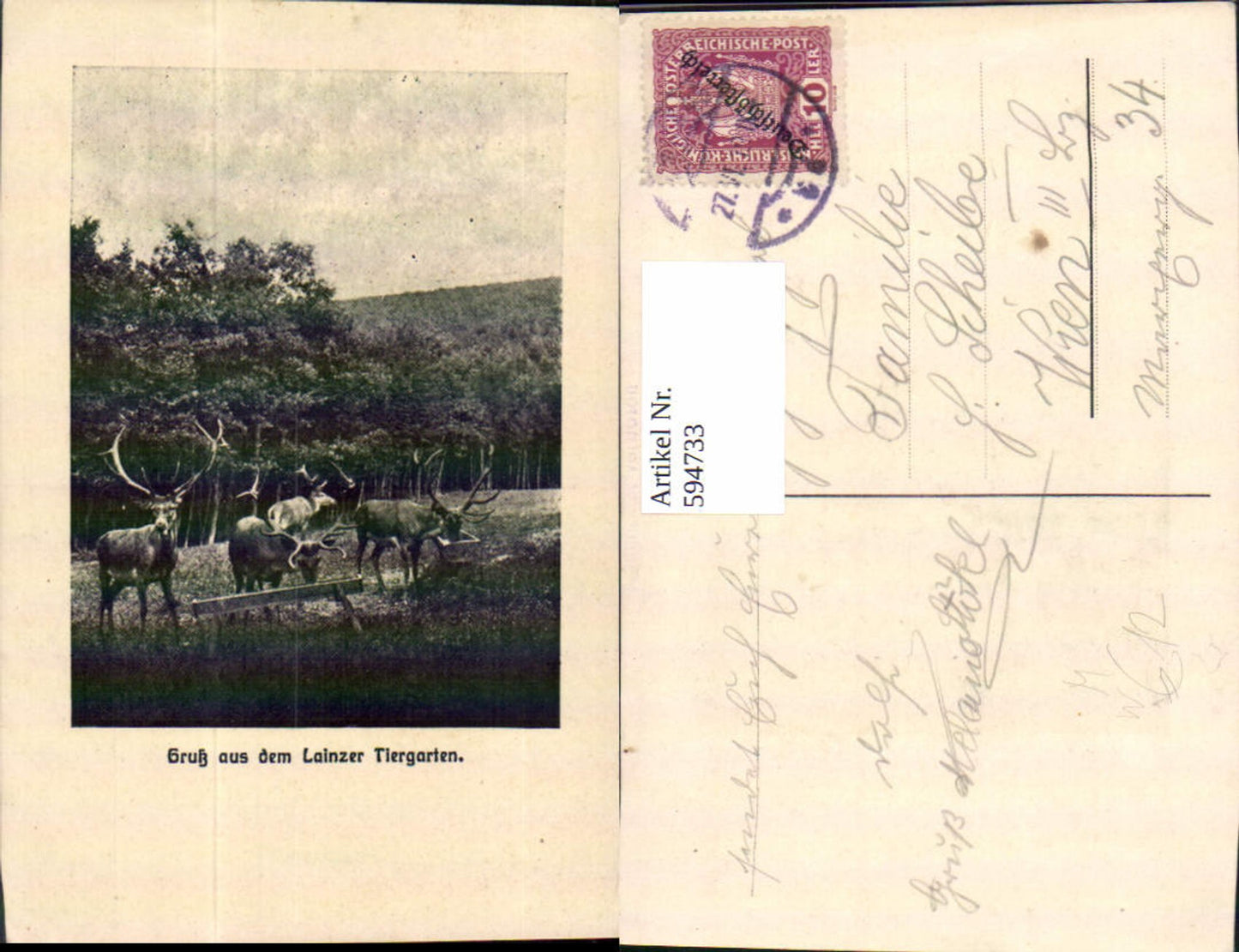 Alte Ansichtskarte – Old Postcard